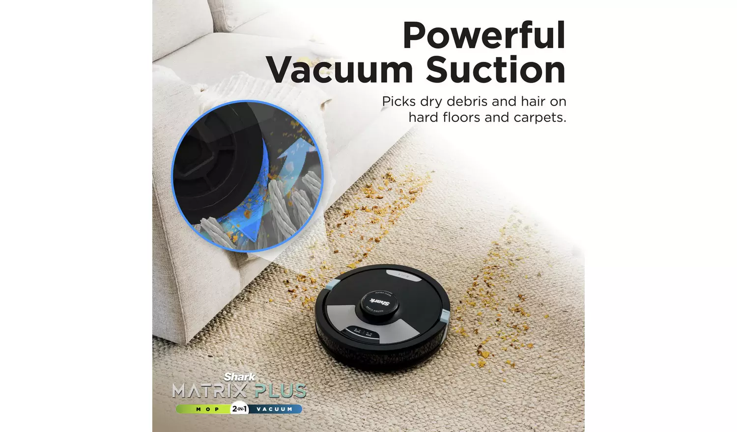 Shark Matrix Plus 2in1 Self-Empty Robot Vacuum Cleaner & Mop