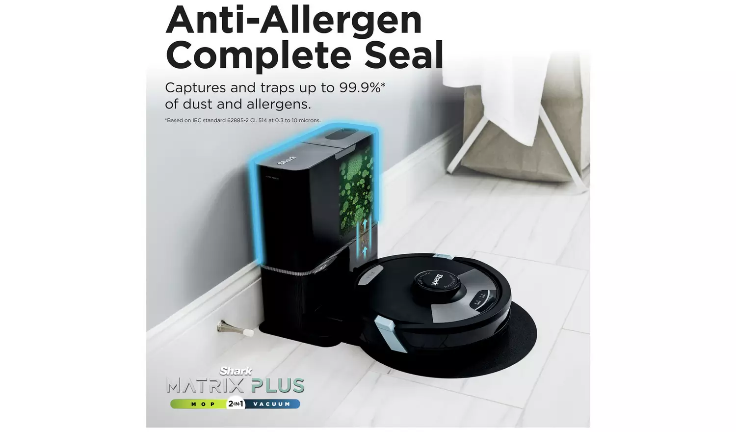 Shark Matrix Plus 2in1 Self-Empty Robot Vacuum Cleaner & Mop