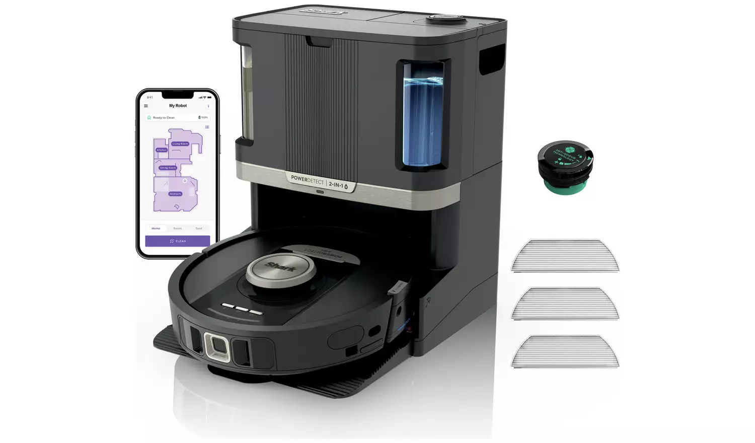 Shark PowerDetect NeverTouch Pro 2-in-1 Robot Vacuum Cleaner