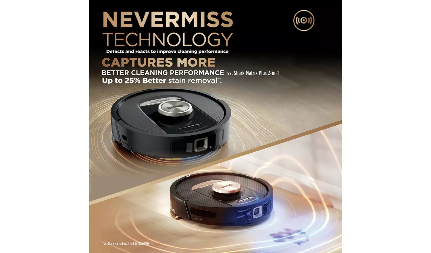 Shark PowerDetect NeverTouch Pro 2-in-1 Robot Vacuum Cleaner