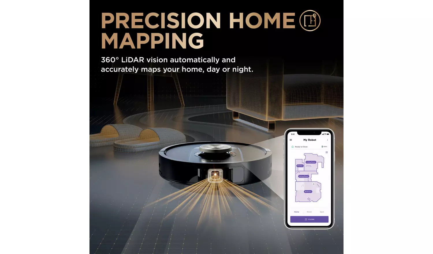 Shark PowerDetect NeverTouch Pro 2-in-1 Robot Vacuum Cleaner