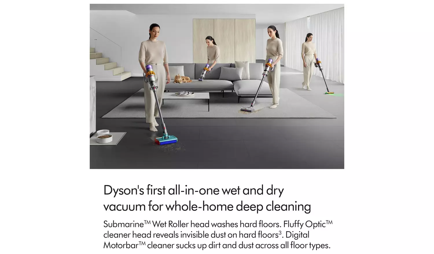 Dyson V15s Detect Submarine Wet Dry Cordless Vacuum Cleaner