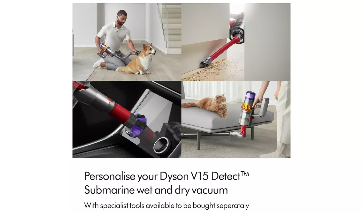 Dyson V15s Detect Submarine Wet Dry Cordless Vacuum Cleaner