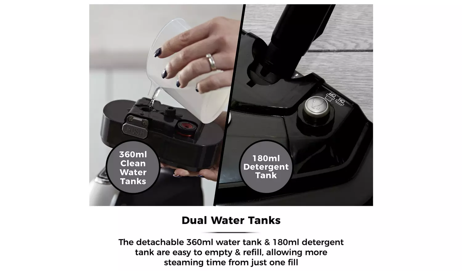 Tower TSM12 12-in-1 Corded Steam Cleaner