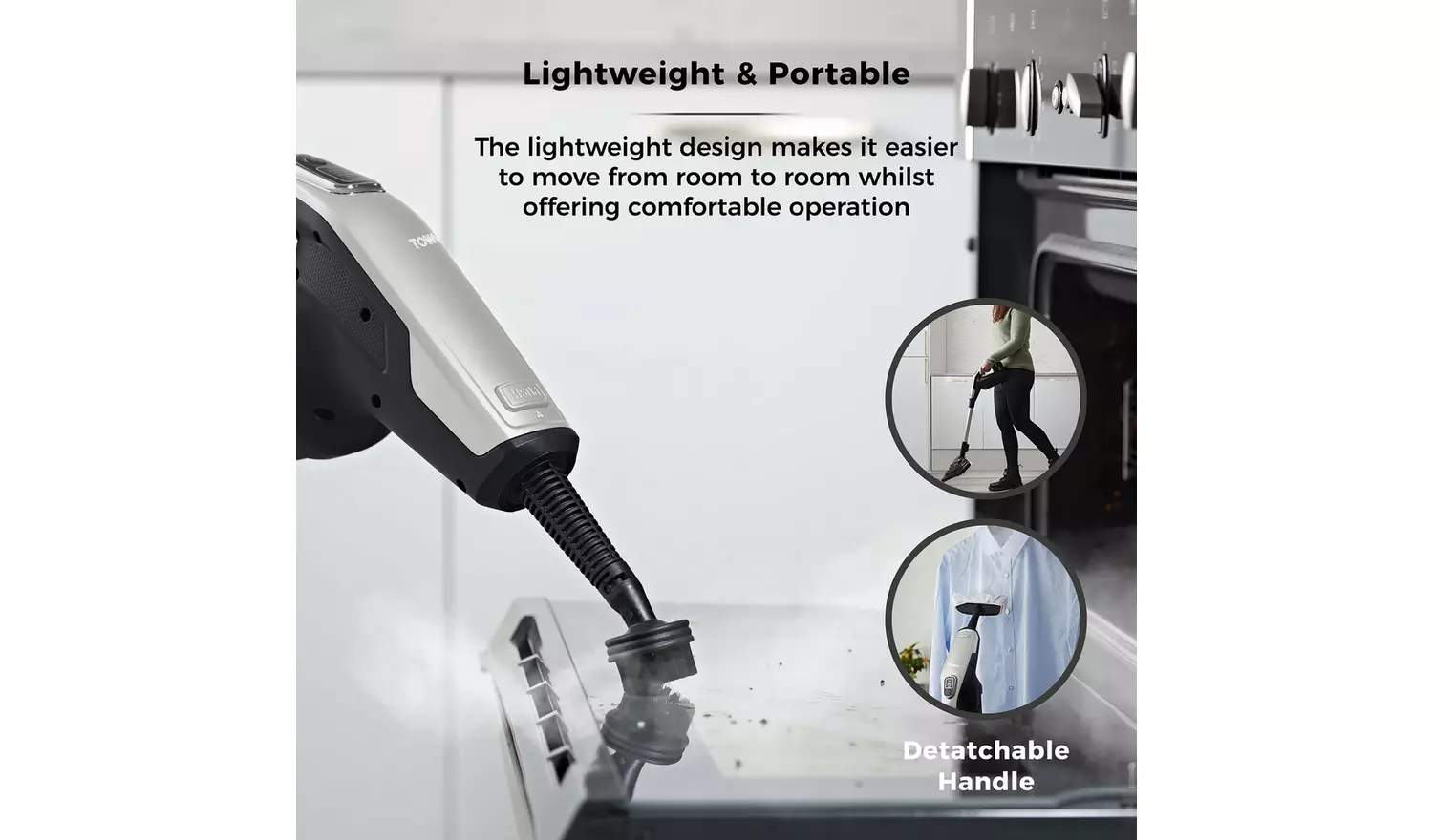 Tower TSM12 12-in-1 Corded Steam Cleaner