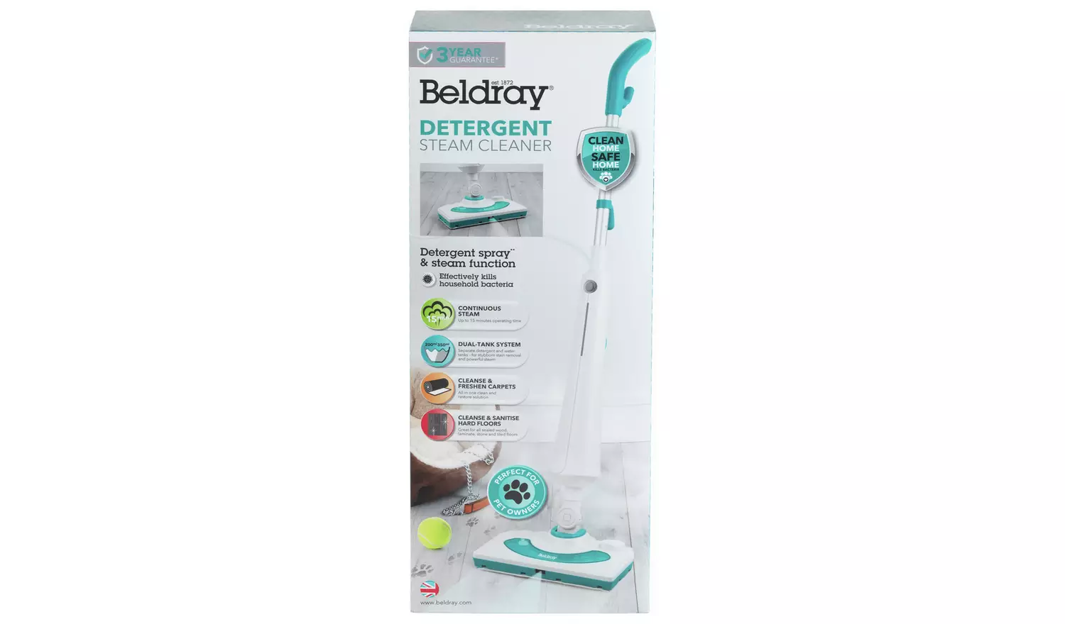 Beldray Detergent Steam Cleaner