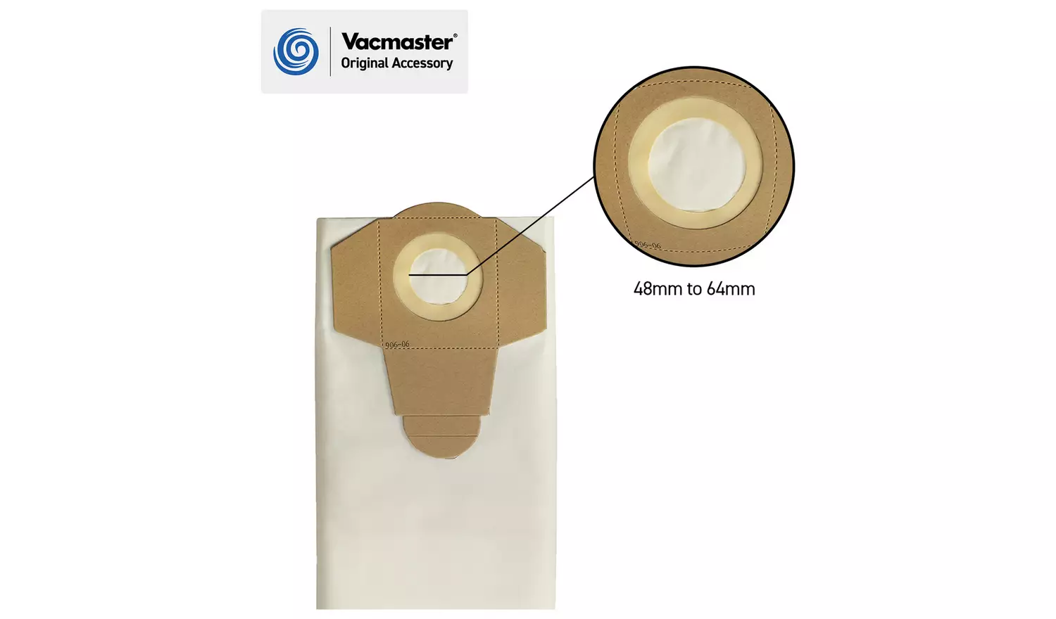 Vacmaster 15-16L Wet and Dry Dust Bags - Pack of 5