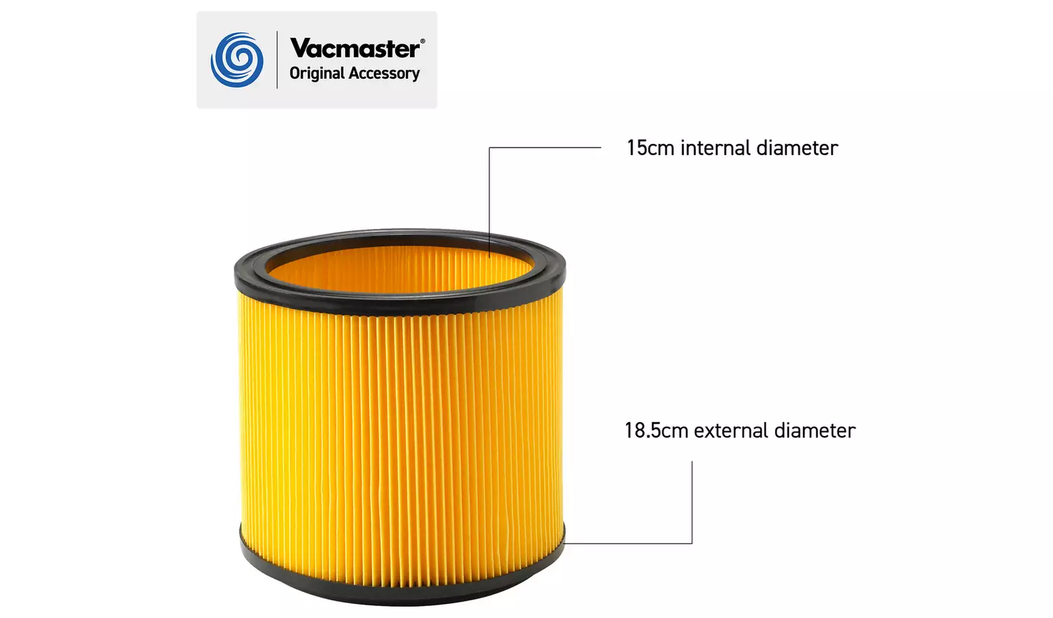 Vacmaster Disposable Filter for 15-60L Wet and Dry Cleaners