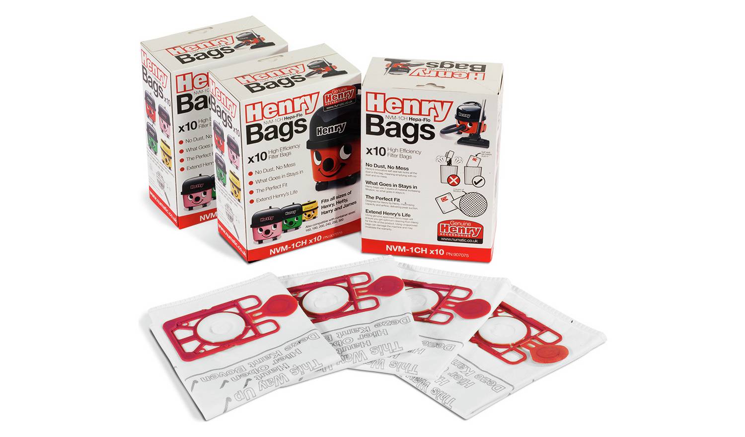 Henry Genuine Dust Bags - Pack of 30