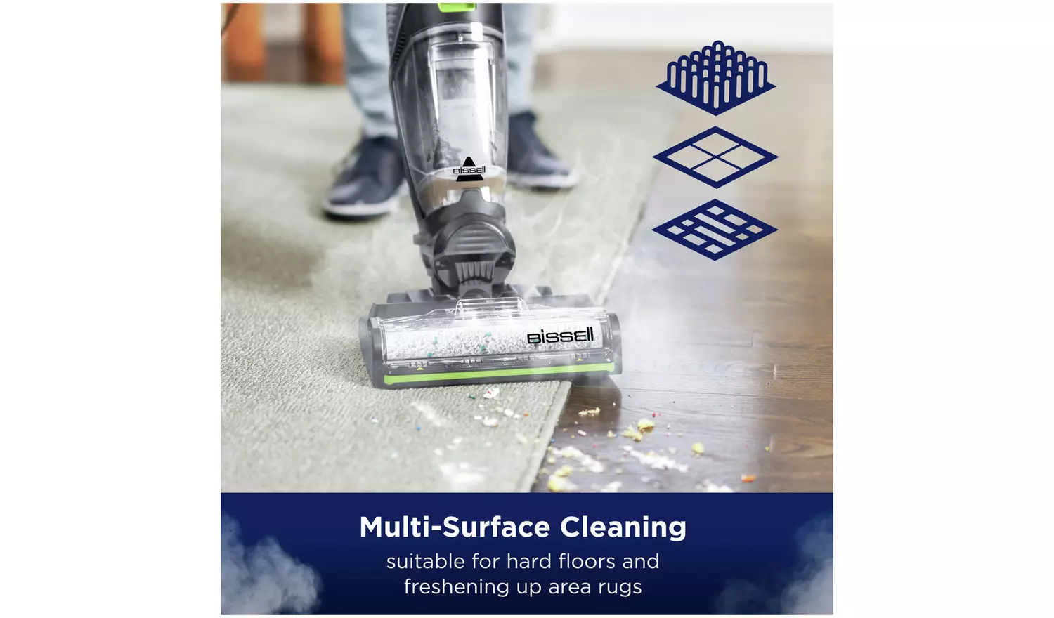 Bissell Crosswave HydroSteam Pet Hard Floor Vacuum Cleaner