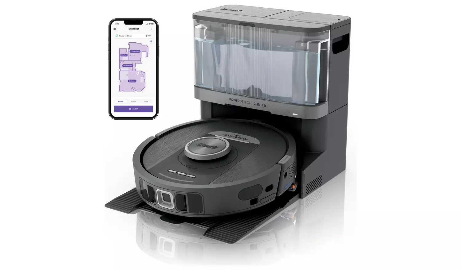 Shark PowerDetect NeverTouch 2-in-1 Robot Vacuum & Mop