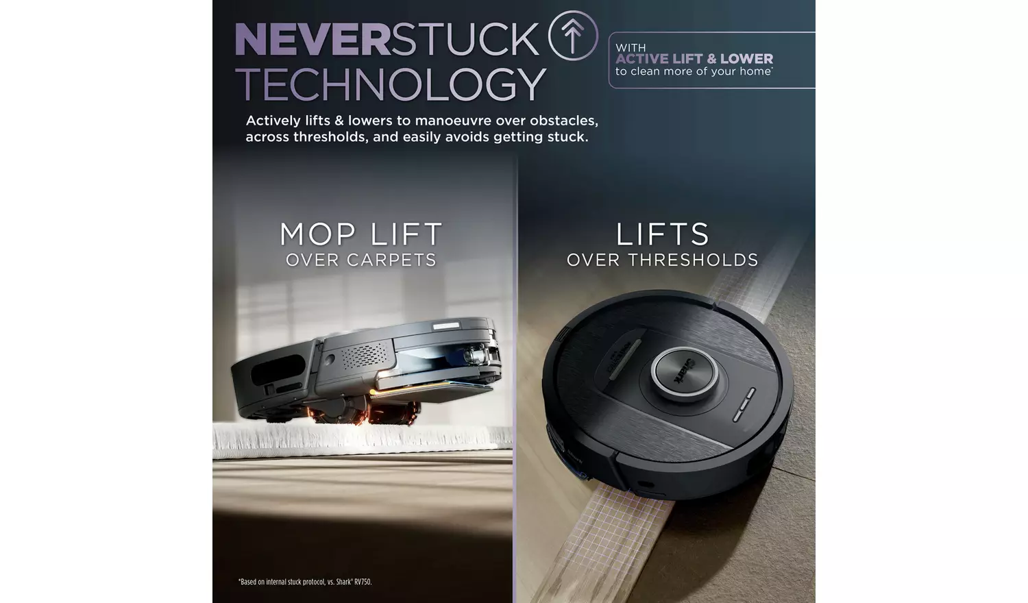 Shark PowerDetect NeverTouch 2-in-1 Robot Vacuum & Mop