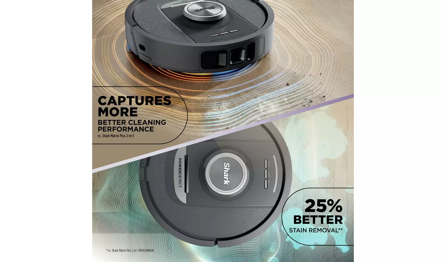 Shark PowerDetect NeverTouch 2-in-1 Robot Vacuum & Mop