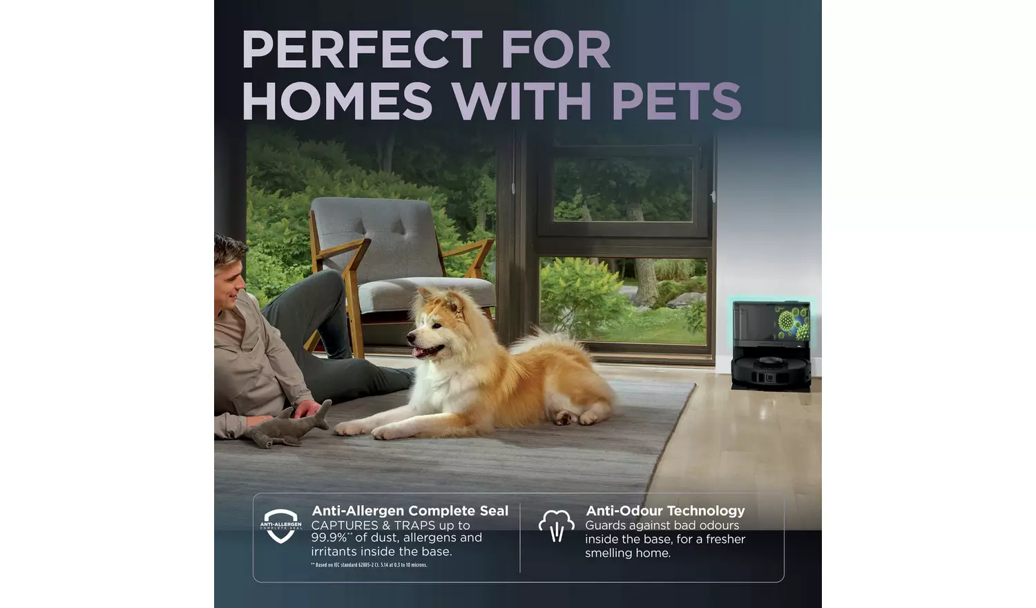 Shark PowerDetect NeverTouch 2-in-1 Robot Vacuum & Mop