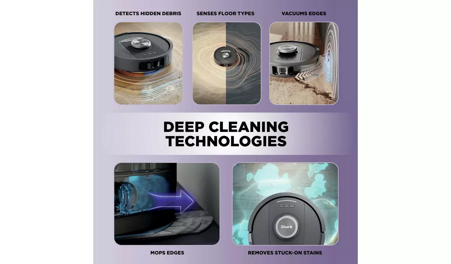 Shark PowerDetect NeverTouch 2-in-1 Robot Vacuum & Mop
