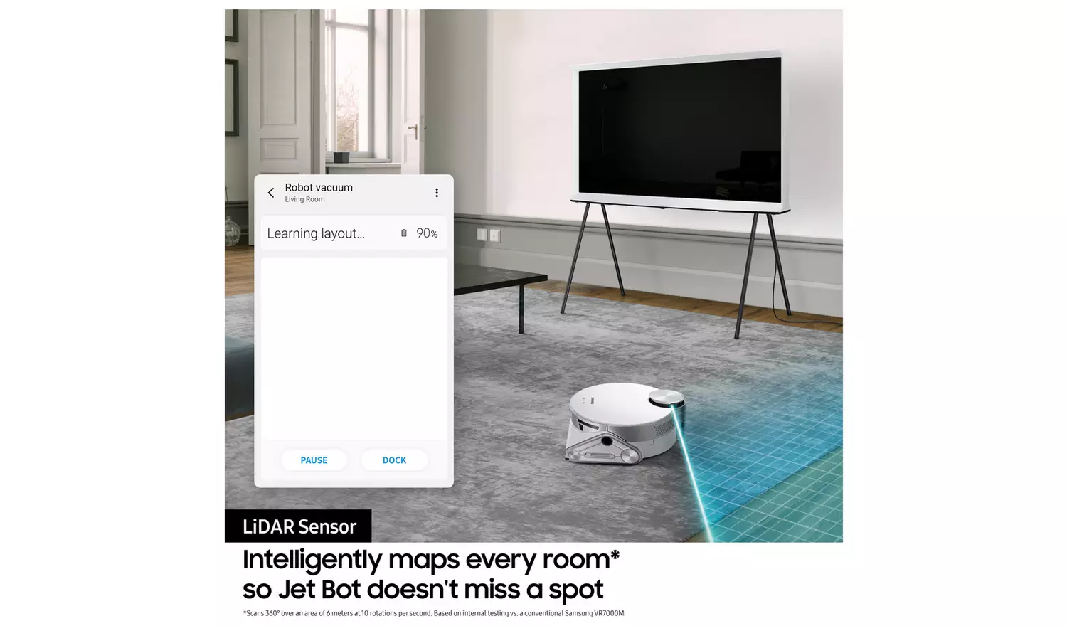 Samsung Jet Bot AI+ Cordless Robot Vacuum Cleaner