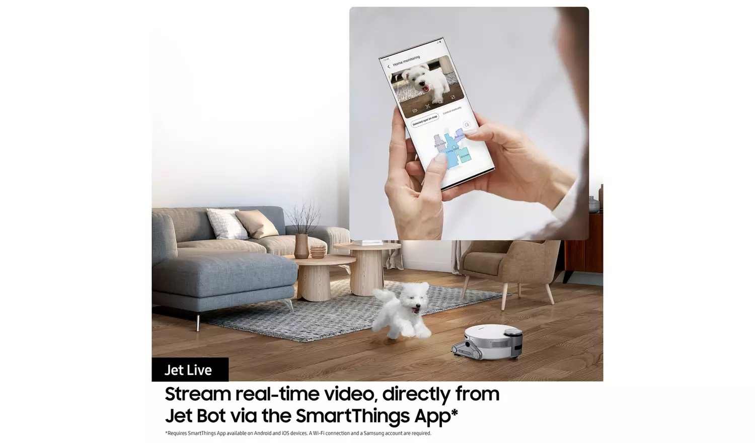 Samsung Jet Bot AI+ Cordless Robot Vacuum Cleaner