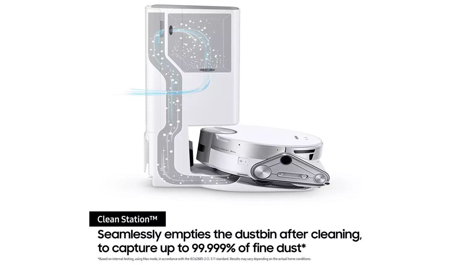 Samsung Jet Bot AI+ Cordless Robot Vacuum Cleaner