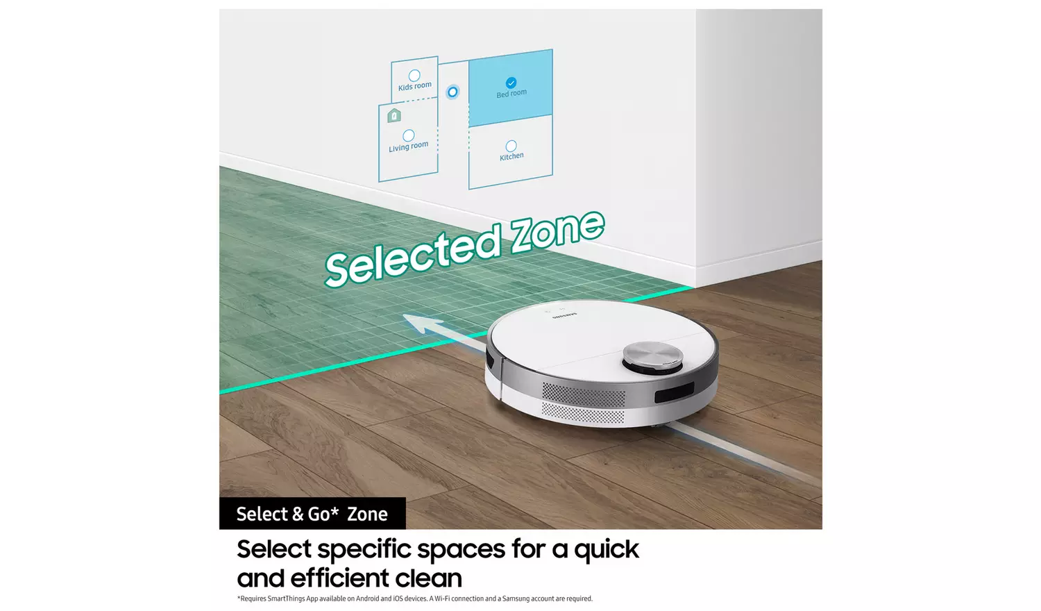 Samsung Jet Bot AI+ Cordless Robot Vacuum Cleaner