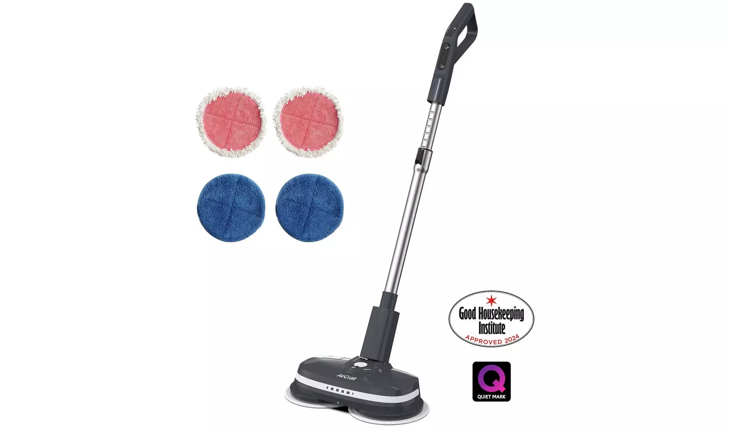 AirCraft PowerGlide Cordless Hard Floor Cleaner with 4 Pads