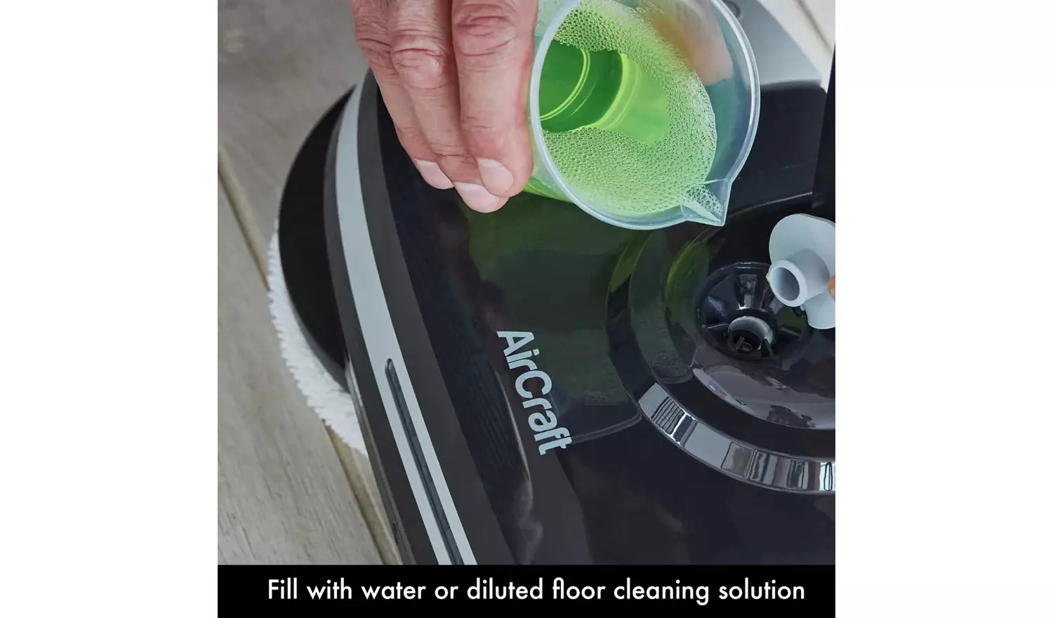 AirCraft PowerGlide Cordless Hard Floor Cleaner with 8 Pads