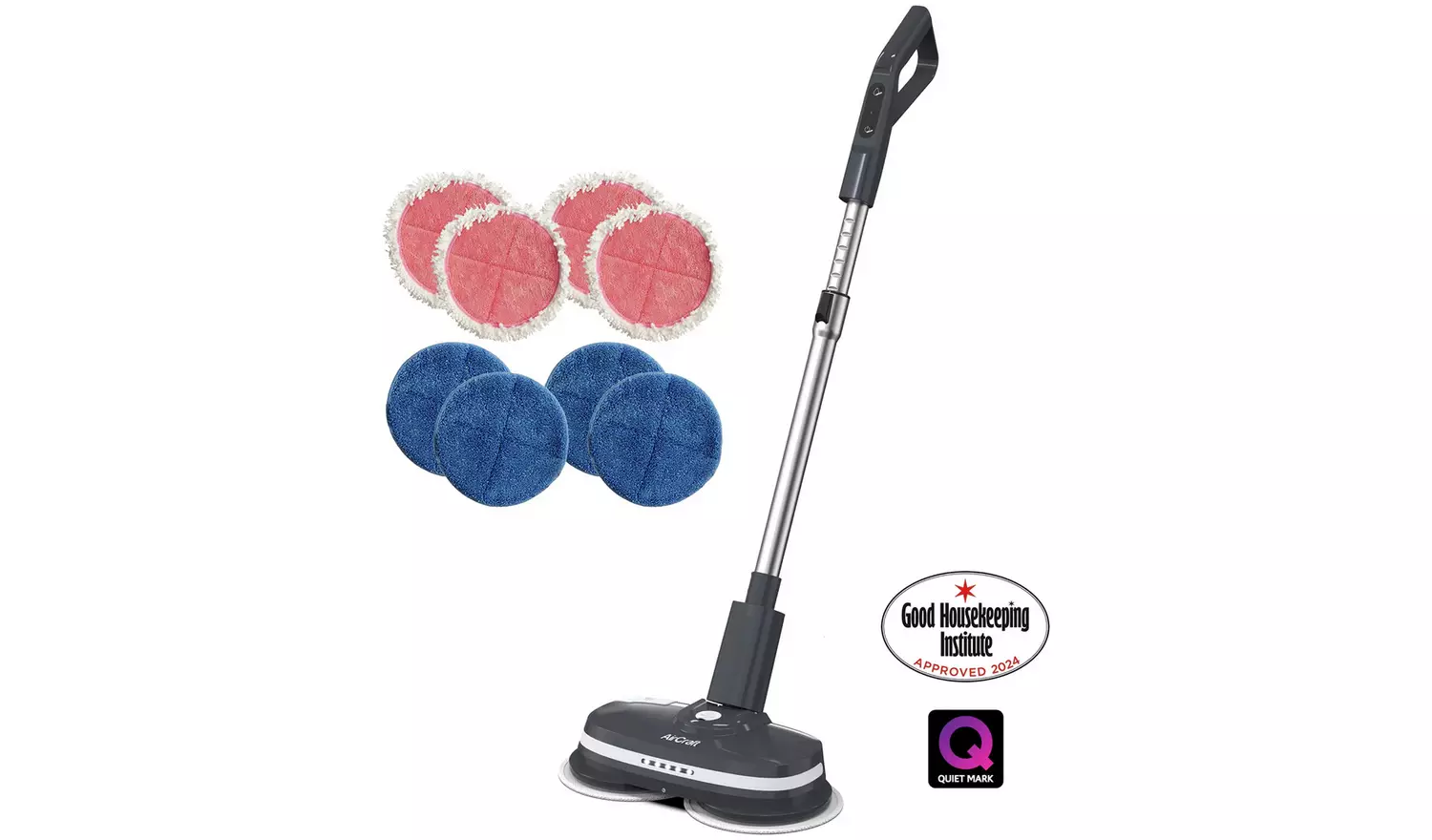 AirCraft PowerGlide Cordless Hard Floor Cleaner with 8 Pads