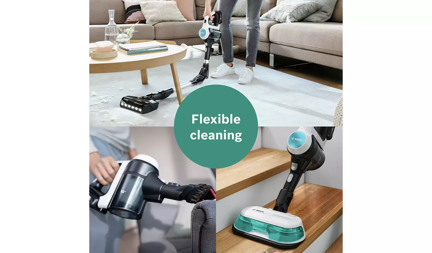 Bosch Unlimited 7 Aqua 2in1 Cordless Vacuum Cleaner & Mop