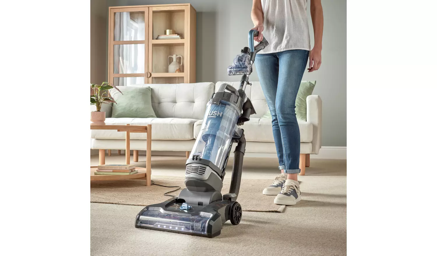 Bush Multi Cyclonic Upright Pet Corded Vacuum Cleaner