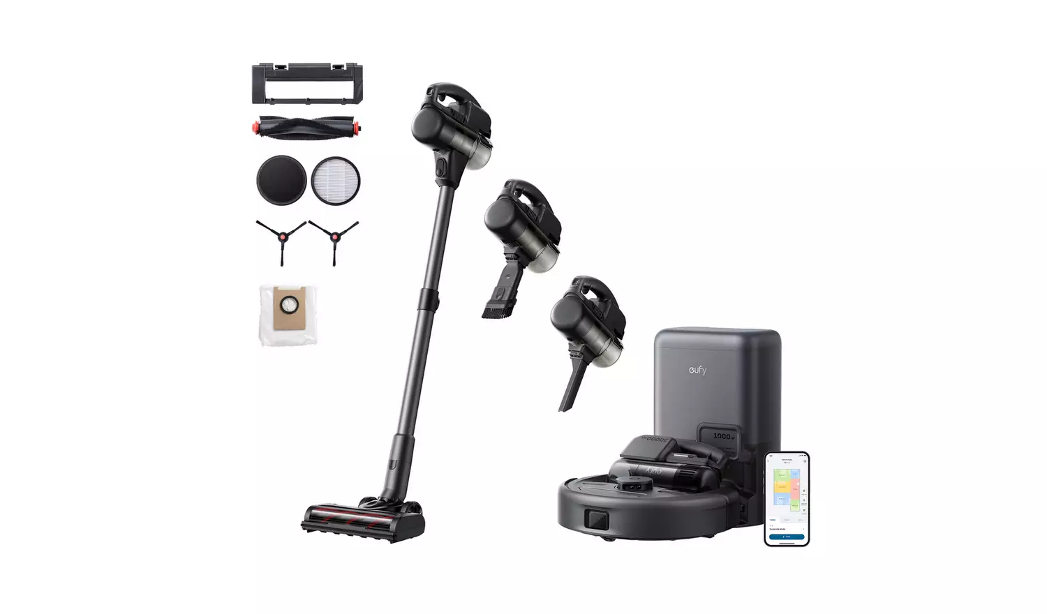 eufy E20 3-in-1 Robot Cordless Vacuum Cleaner