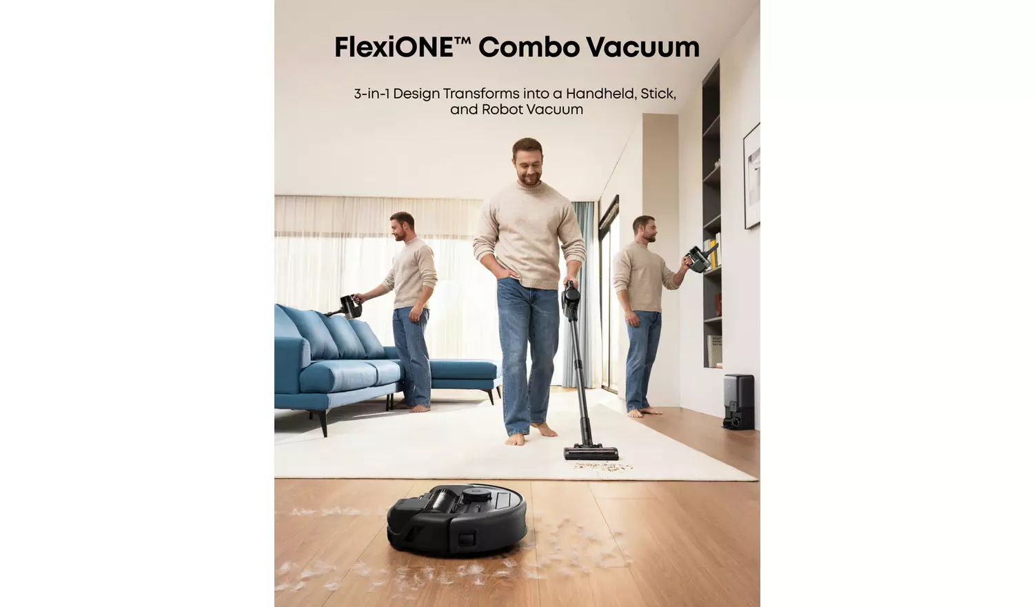 eufy E20 3-in-1 Robot Cordless Vacuum Cleaner