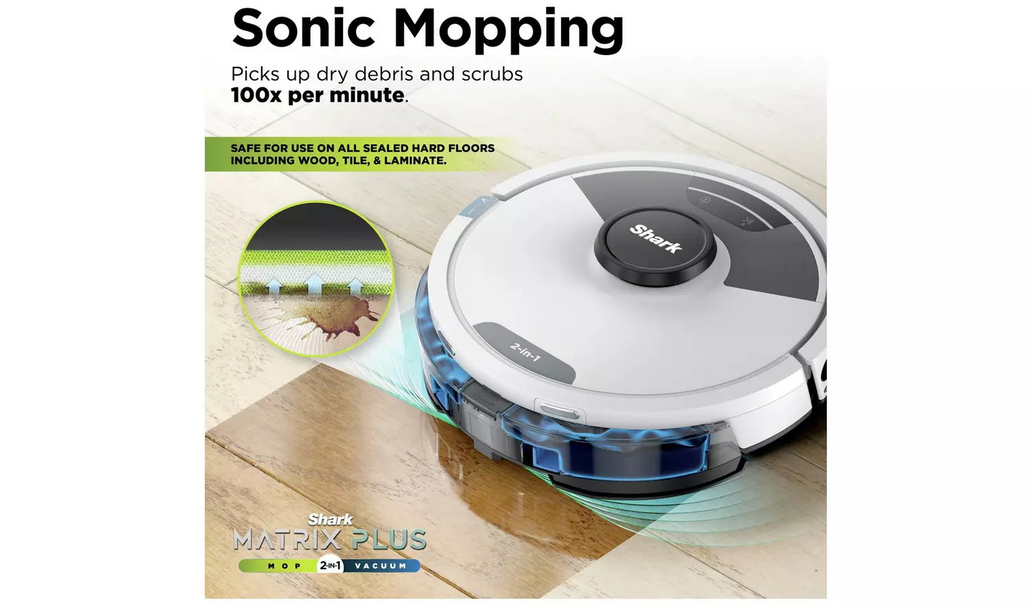 Shark Matrix Plus 2-in-1 Cordless Robot Vacuum& Mop