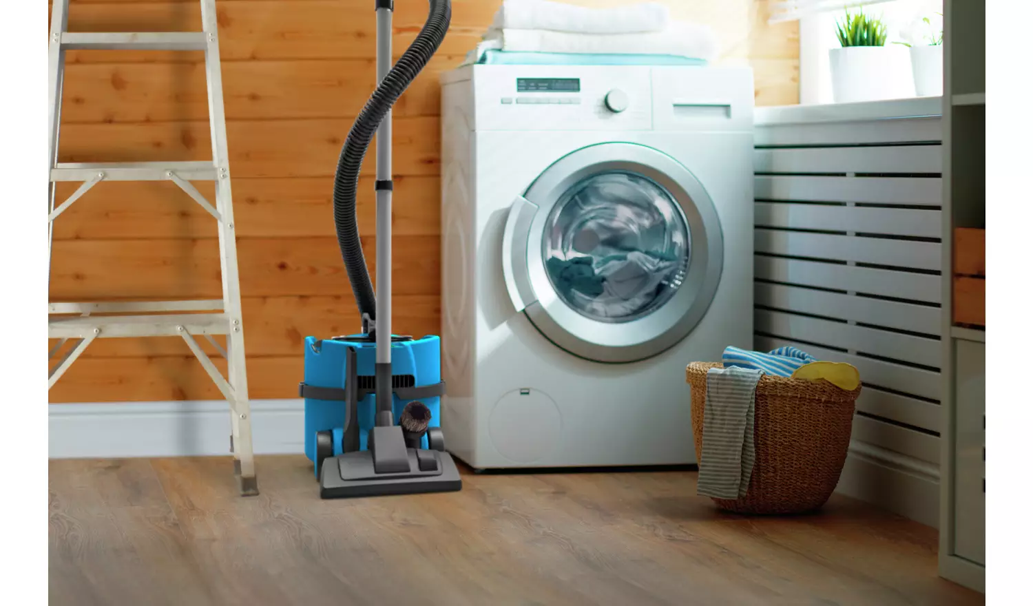 Henry James Corded Bagged Cylinder Vacuum Cleaner