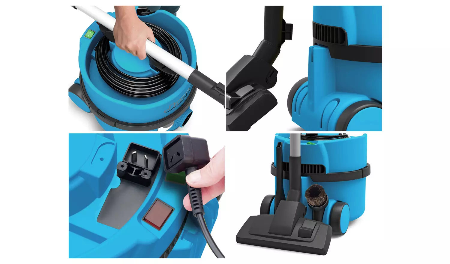 Henry James Corded Bagged Cylinder Vacuum Cleaner