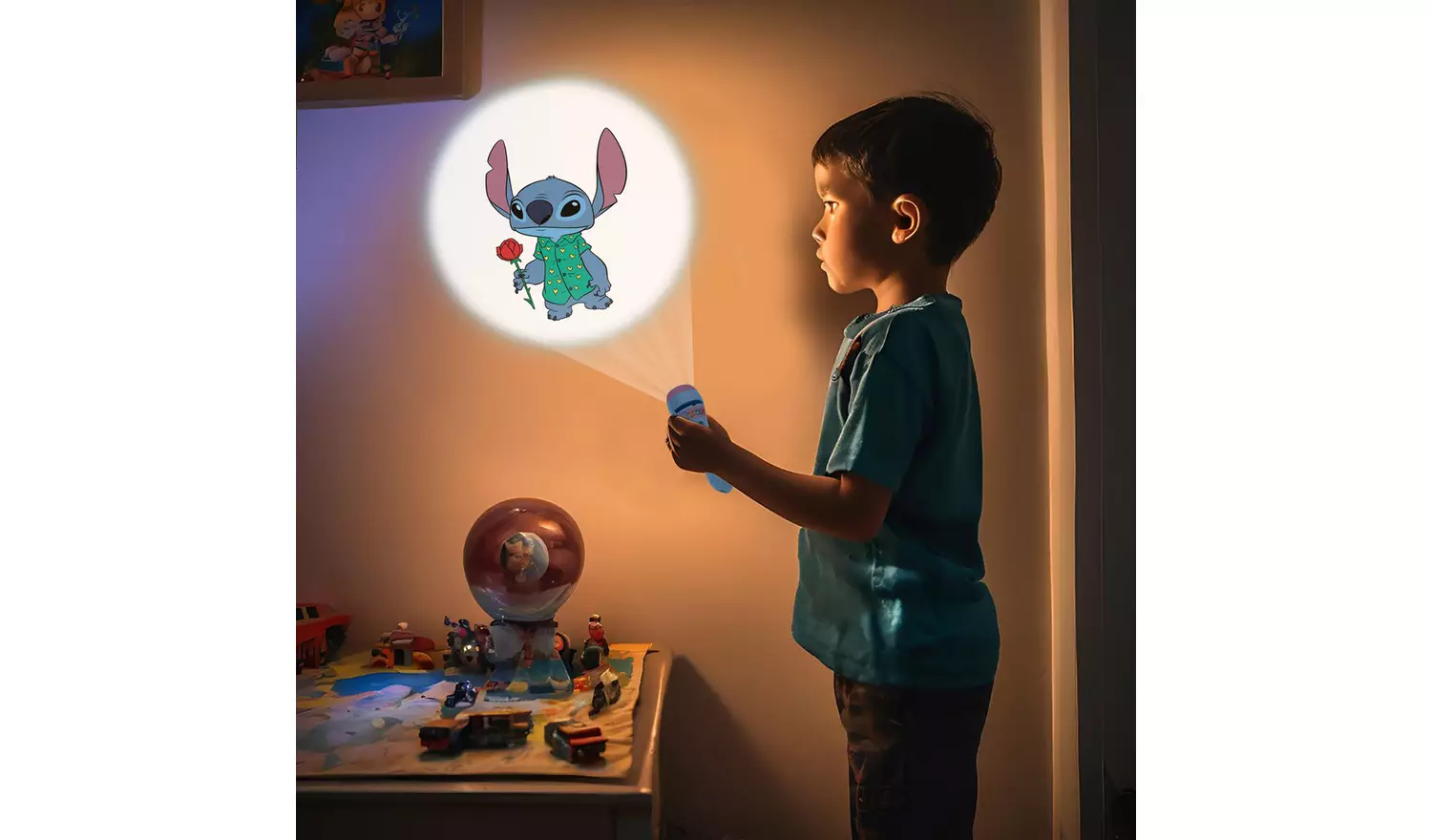 Disney Stitch Story Teller Projector Torch