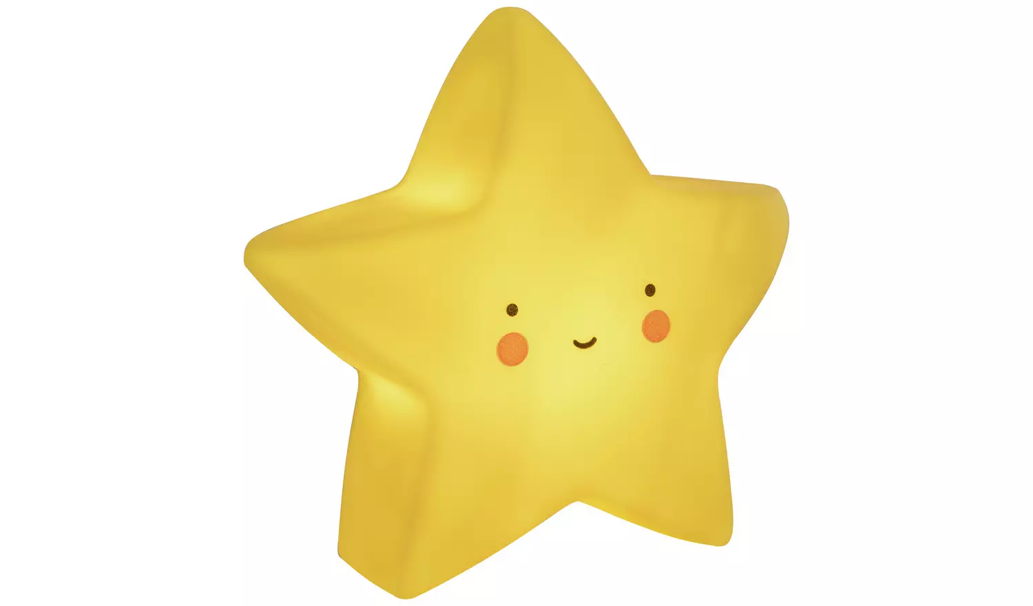 Searchlight Star Battery Powered Night Light - Yellow