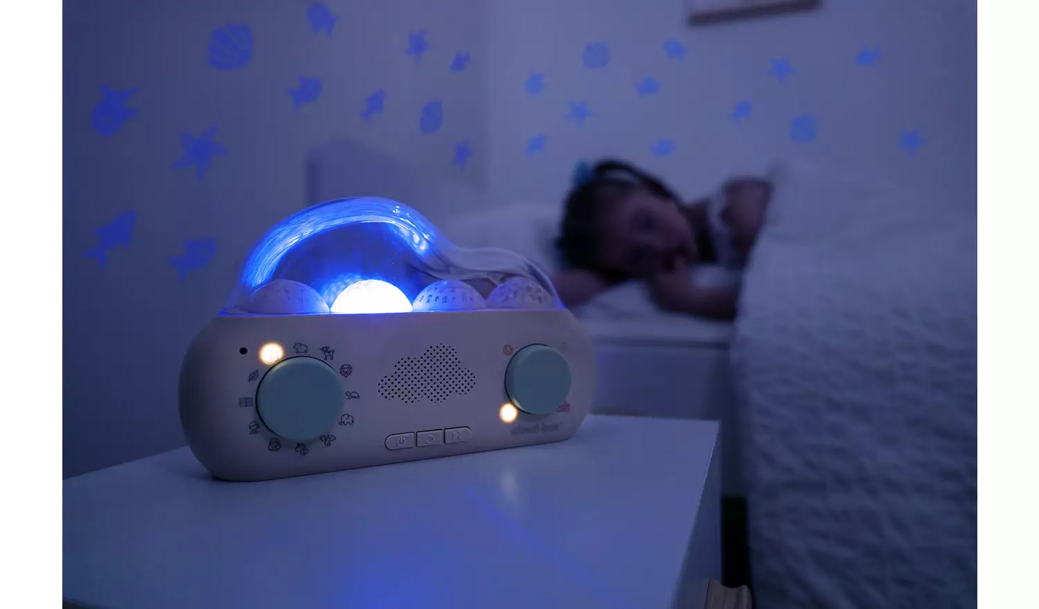 Cloud B CloudBox Story Telling Night Light Projector Soother