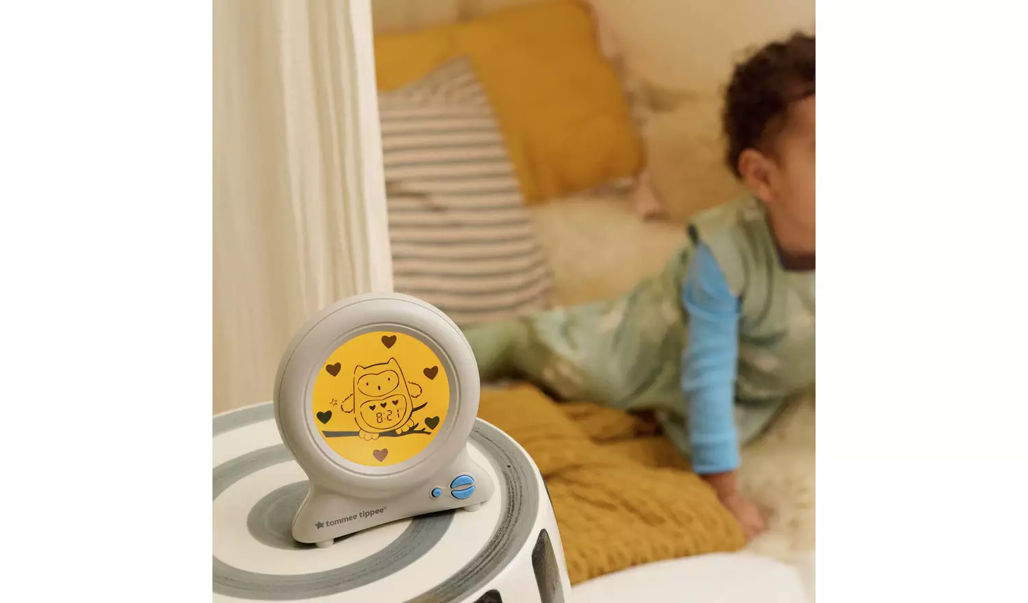 Tommee Tippee Groclock Sleep Trainer,Alarm Clock ,Nightlight