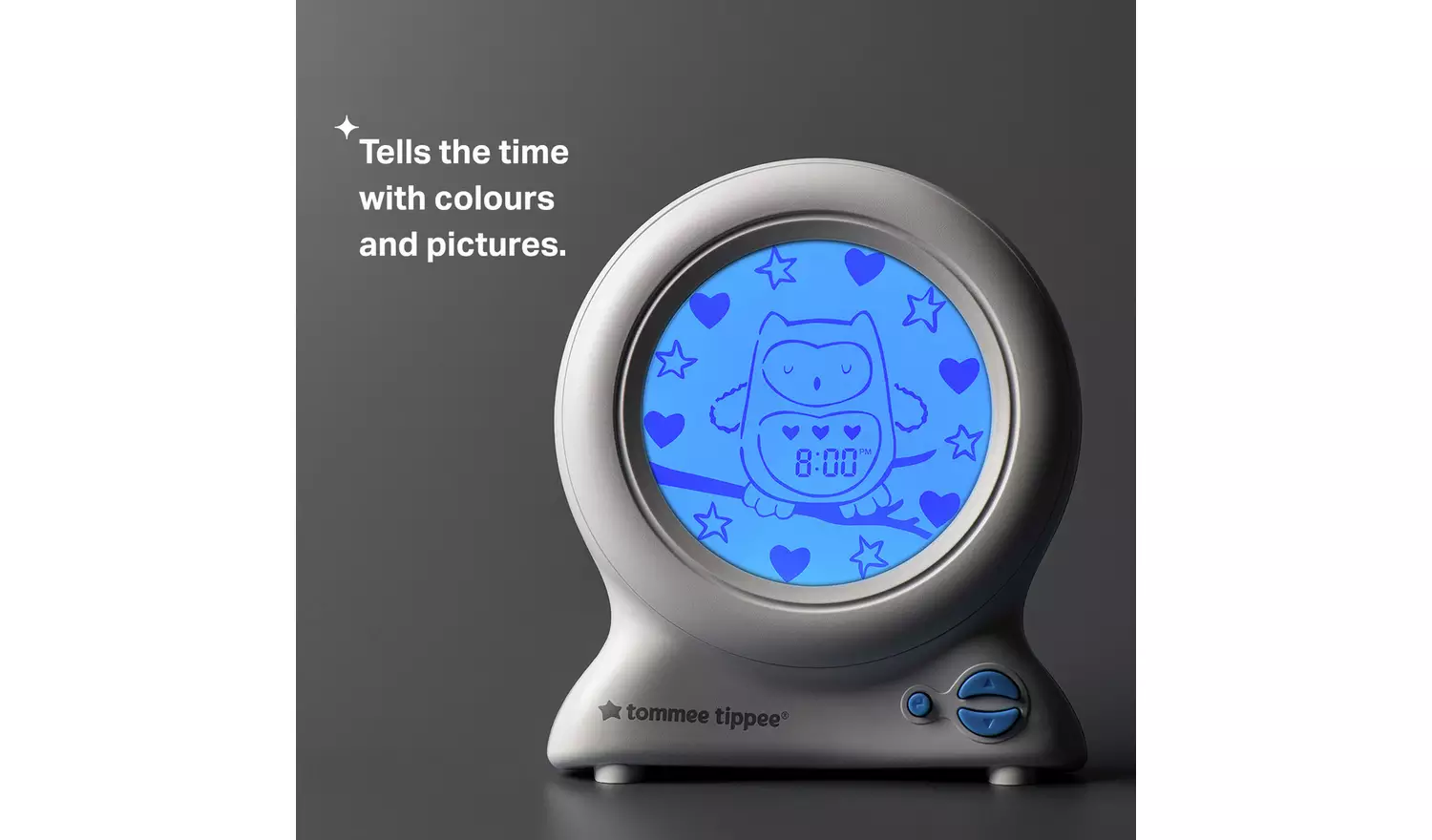 Tommee Tippee Groclock Sleep Trainer,Alarm Clock ,Nightlight