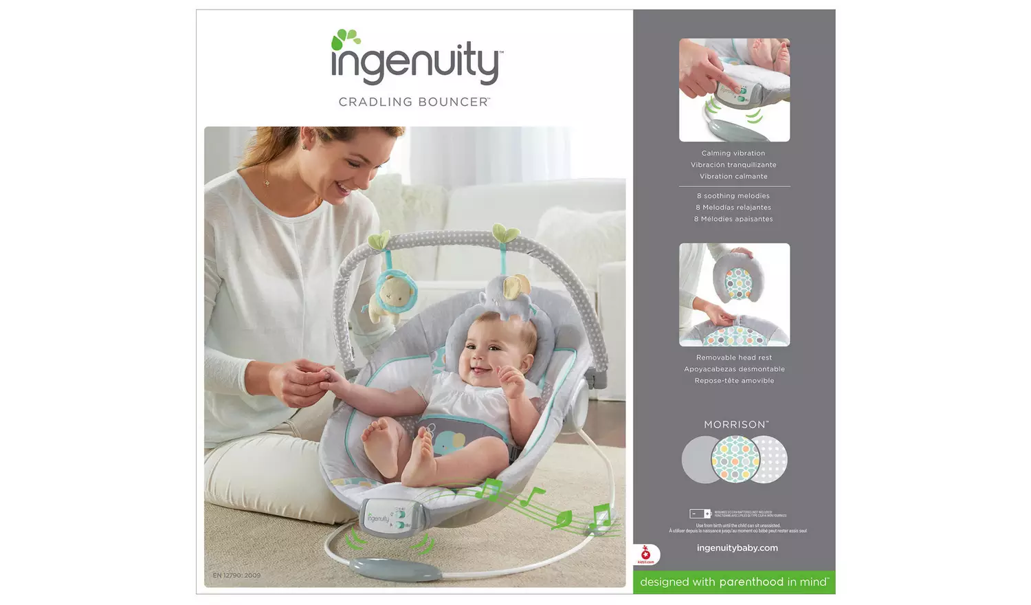 Ingenuity Morrison Soothing Baby Bouncer