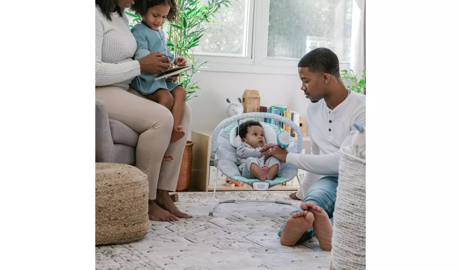 Ingenuity Bouncity Bounce Vibrating Deluxe Baby Bouncer