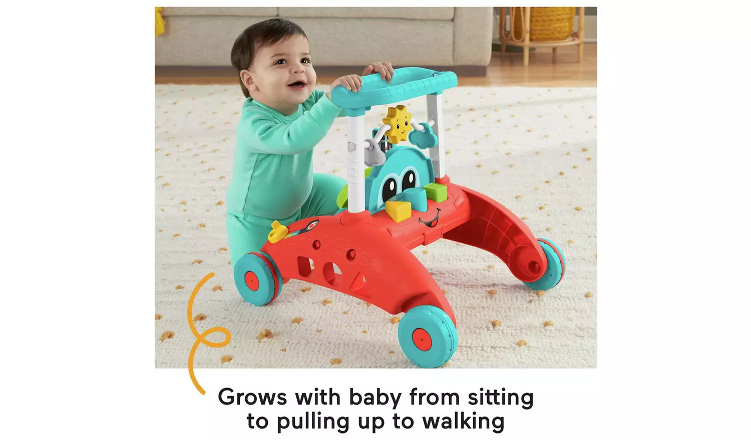 Fisher-Price 2-Sided Steady Speed Baby Walker