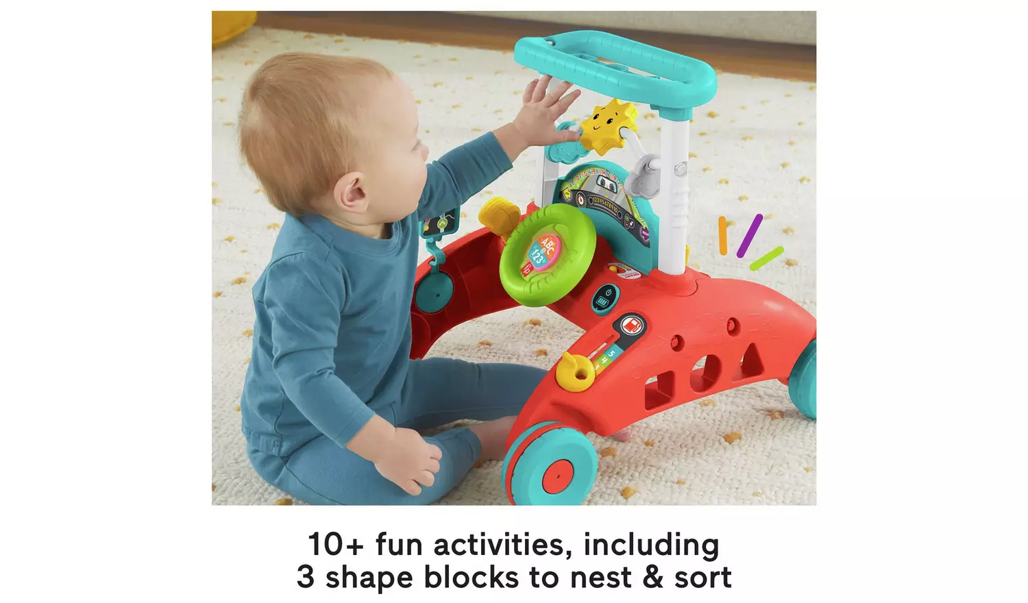 Fisher-Price 2-Sided Steady Speed Baby Walker