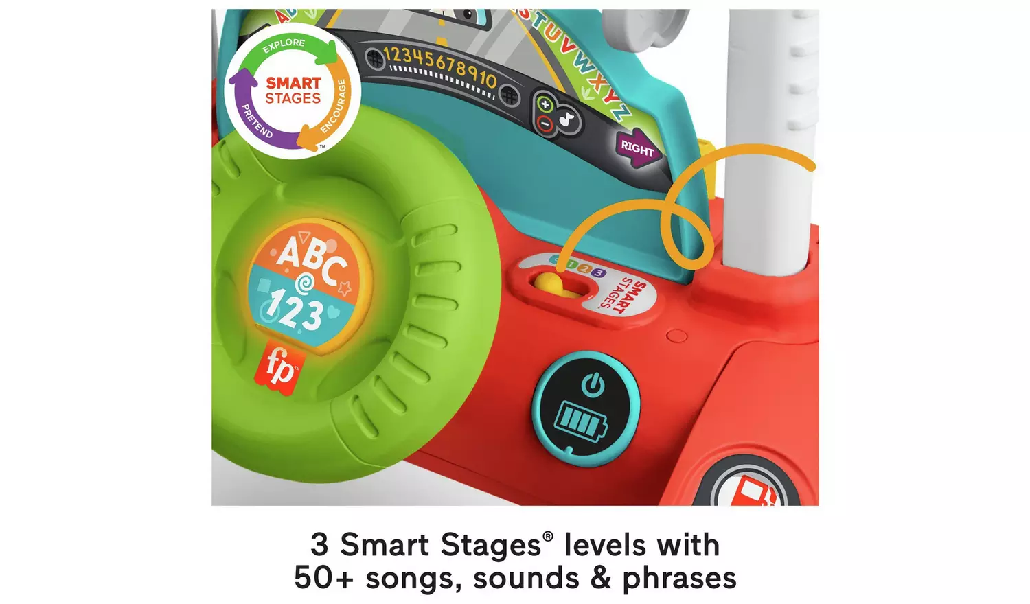 Fisher-Price 2-Sided Steady Speed Baby Walker