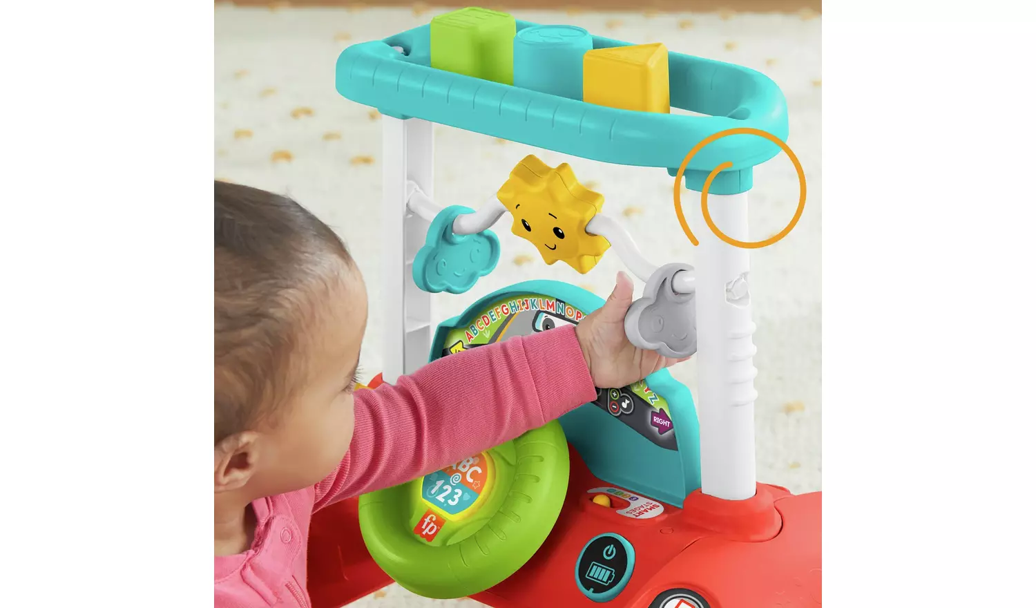 Fisher-Price 2-Sided Steady Speed Baby Walker