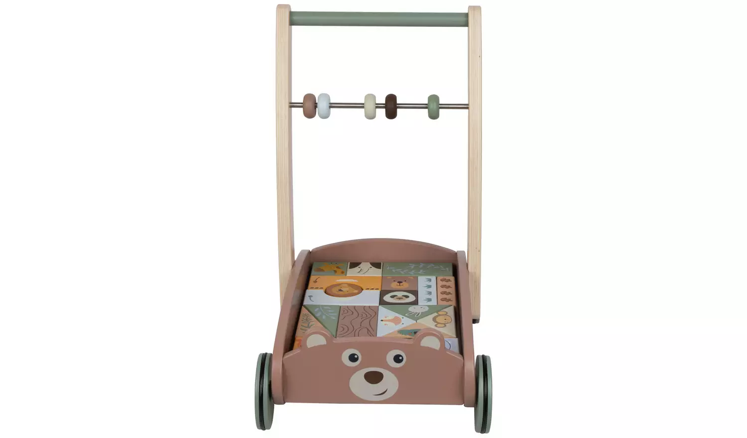 Chad Valley Bear Wooden Walker