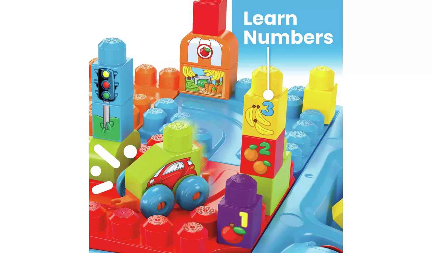 Mega Bloks First Builders Build 'n' Learn Table