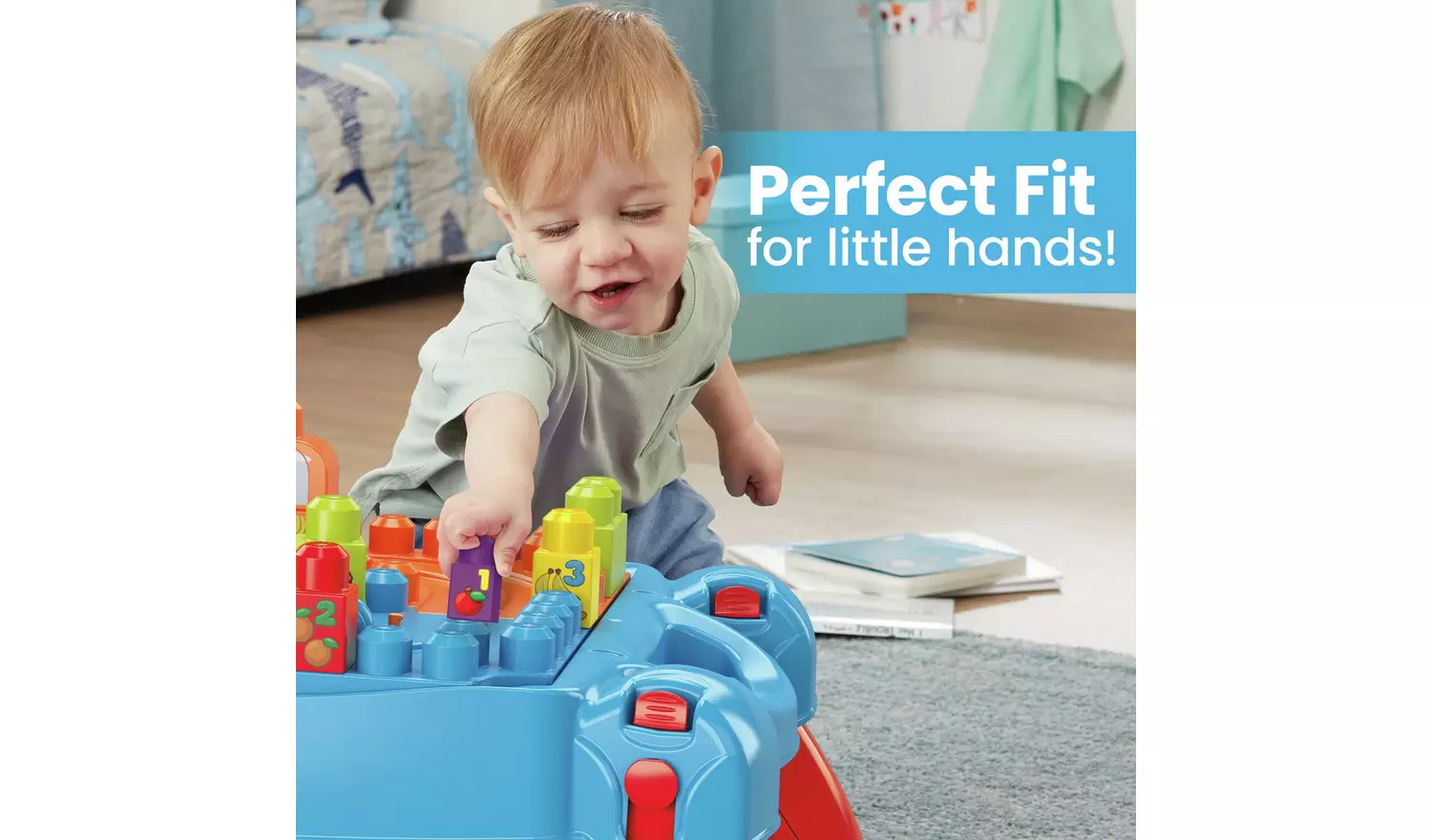 Mega Bloks First Builders Build 'n' Learn Table