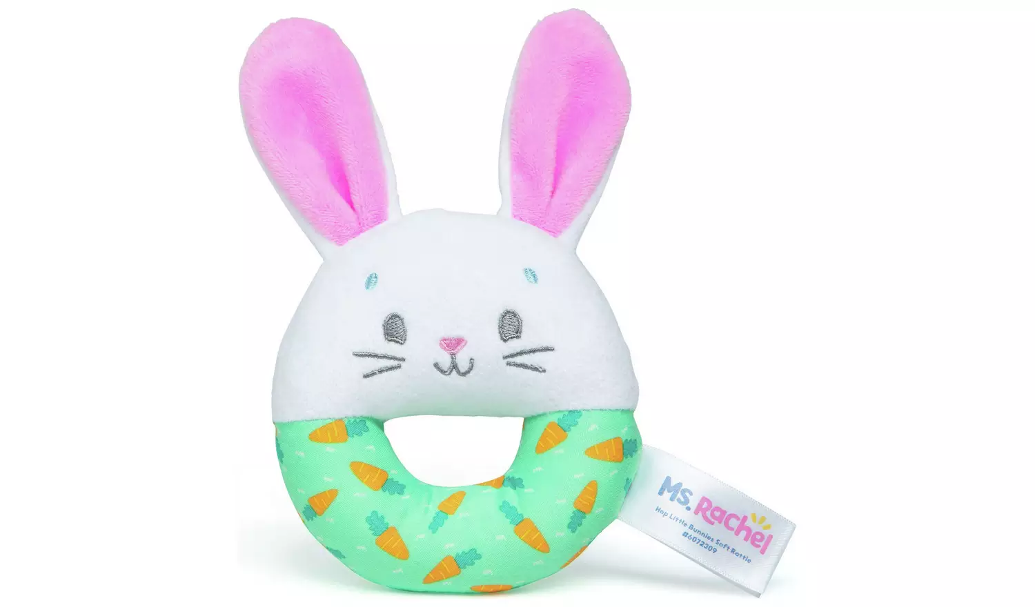 Ms. Rachel Hop Little Bunnies Soft Rattle