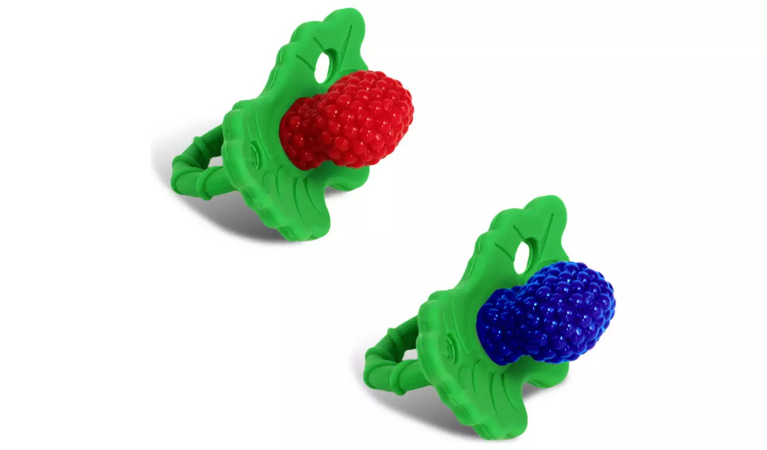 RaZbaby Chompy Teether and Soother - 2 Pack