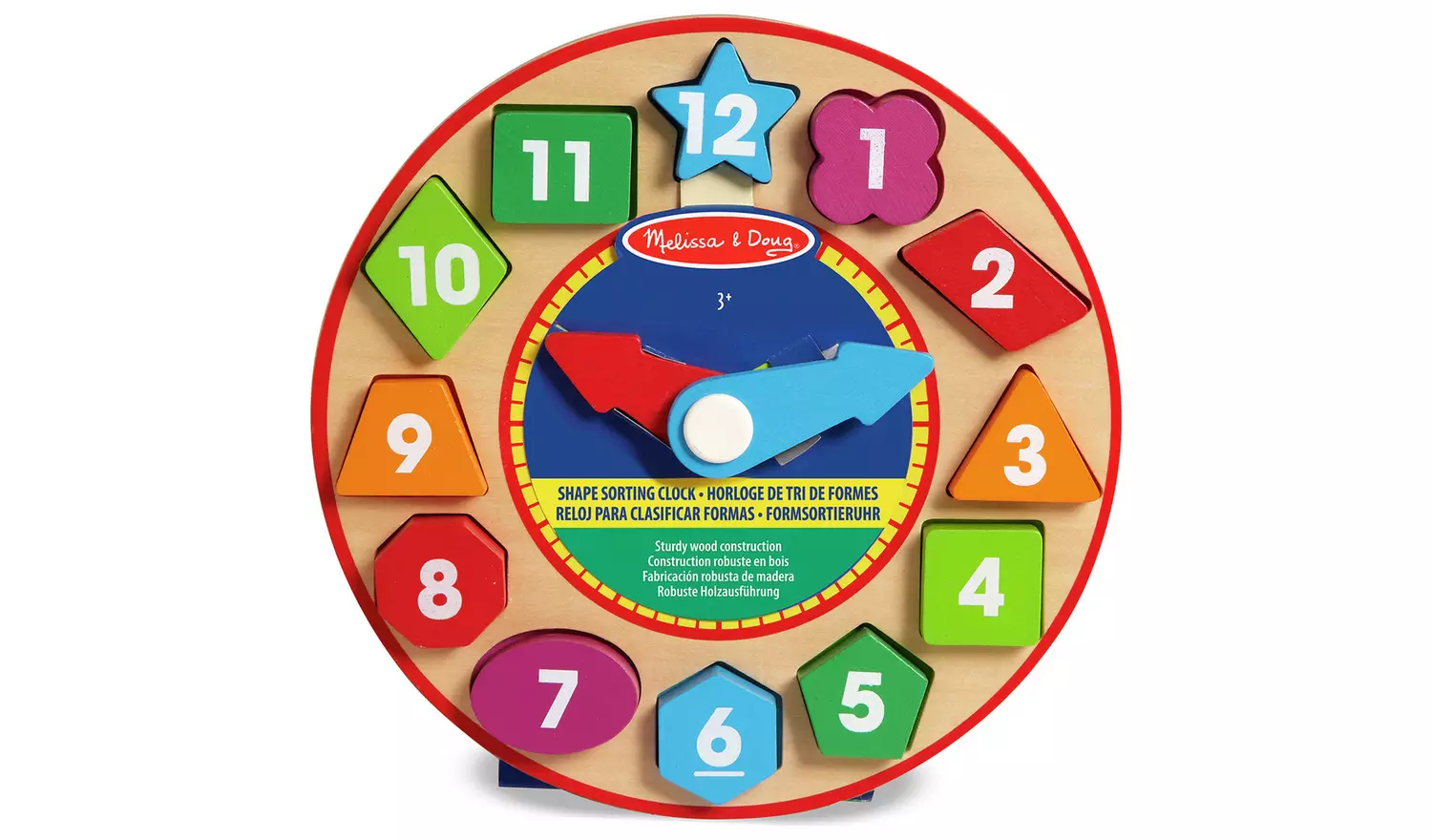 Melissa & Doug Shape Sorting Clock